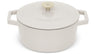 Berlinger Haus Braadpan Mat Crème - Gietijzer - ø 24 cm - geschikt voor alle warmtebronnen - geëmailleerde anti-aanbaklaag