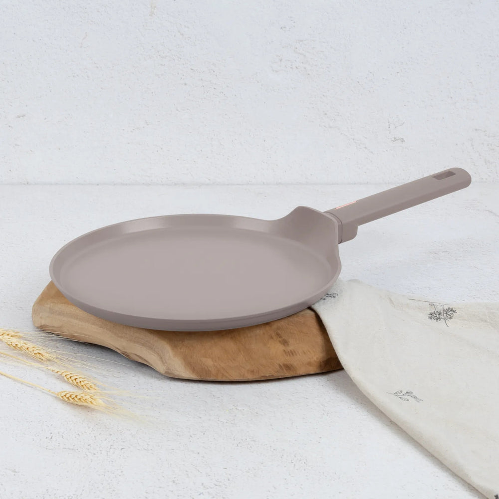 Berlinger Haus Pannenkoekenpan Taupe ø 28 cm  - geschikt voor alle warmtebronnen - standaard anti-aanbaklaag