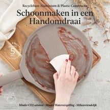 Berlinger Haus Pannenkoekenpan Taupe ø 28 cm  - geschikt voor alle warmtebronnen - standaard anti-aanbaklaag