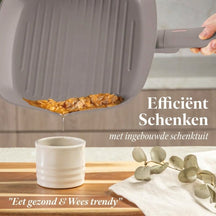 Berlinger Haus Grillpan Taupe 28 x 28 cm - geschikt voor alle warmtebronnen - standaard anti-aanbaklaag