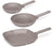 Berlinger Haus Koekenpannenset Taupe 3-Delig - Koekenpan ø 20 & 24 cm, Grillpan 28 cm - Geschikt voor alle warmtebronnen