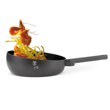 Berlinger Haus Wokpan Mat Antraciet ø 26 cm - geschikt voor alle warmtebronnen - standaard anti-aanbaklaag