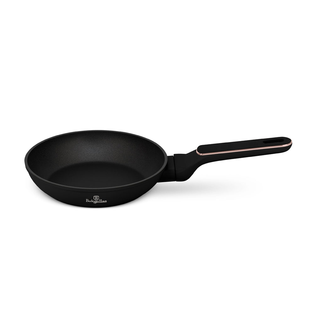 Berlinger Haus Koekenpan Zwart Rosègoud ø 20 cm - geschikt voor alle warmtebronnen - standaard anti-aanbaklaag