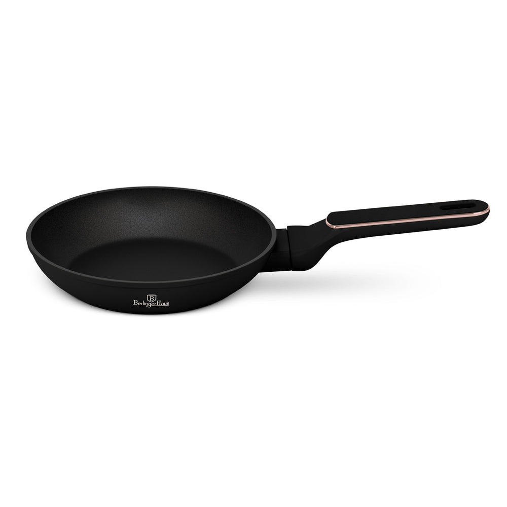 Berlinger Haus Koekenpan Zwart Rosègoud ø 24 cm - geschikt voor alle warmtebronnen - standaard anti-aanbaklaag