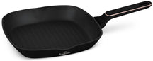 Berlinger Haus Grillpan Zwart Rosègoud 28 x 28 cm - geschikt voor alle warmtebronnen - standaard anti-aanbaklaag