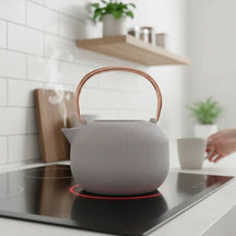 Berlinger Haus Theepot met RVS Filter - Gietijzer Taupe - 1 Liter