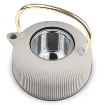 Berlinger Haus Theepot met RVS Filter - Gietijzer Mat Crème - 1 Liter