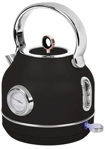 Berlinger Haus Waterkoker Zwart Rosègoud - met Thermometer - 1.7 Liter - 2200W