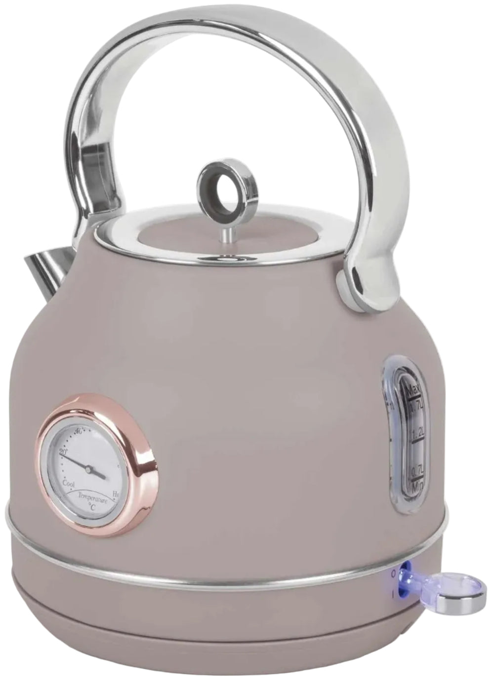 Berlinger Haus Waterkoker Taupe - met Thermometer - 1.7 Liter - 2200W
