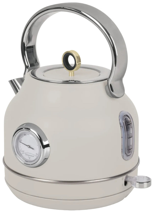 Berlinger Haus Waterkoker Mat Crème - met Thermometer - 1.7 Liter - 2200W