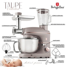 Berlinger Haus Multifunctionele Keukenmachine Taupe - 4-in-1 - 1500W
