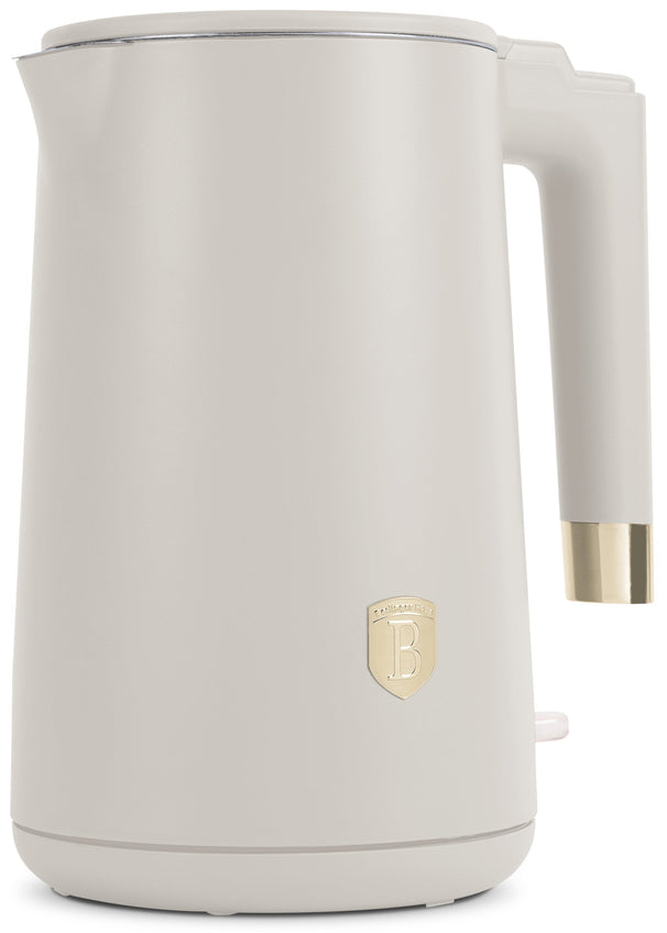 Berlinger Haus Waterkoker Dubbelwandig Mat Crème - 1.7 Liter - 1800W