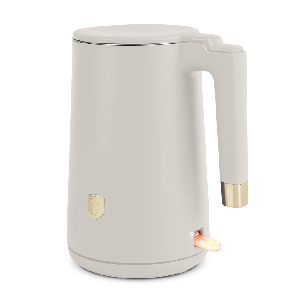 Berlinger Haus Waterkoker Dubbelwandig Mat Crème - 1.7 Liter - 1800W