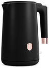 Berlinger Haus Waterkoker Dubbelwandig Zwart Rosègoud - 1.7 Liter - 1800W