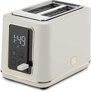 Berlinger Haus Broodrooster Digitaal Mat Crème - 2 Sleuven - 870W