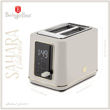 Berlinger Haus Broodrooster Digitaal Mat Crème - 2 Sleuven - 870W