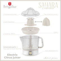 Berlinger Haus Elektrische Citruspers / Sinaasappelpers Mat Crème - 0,7 L - 40 W