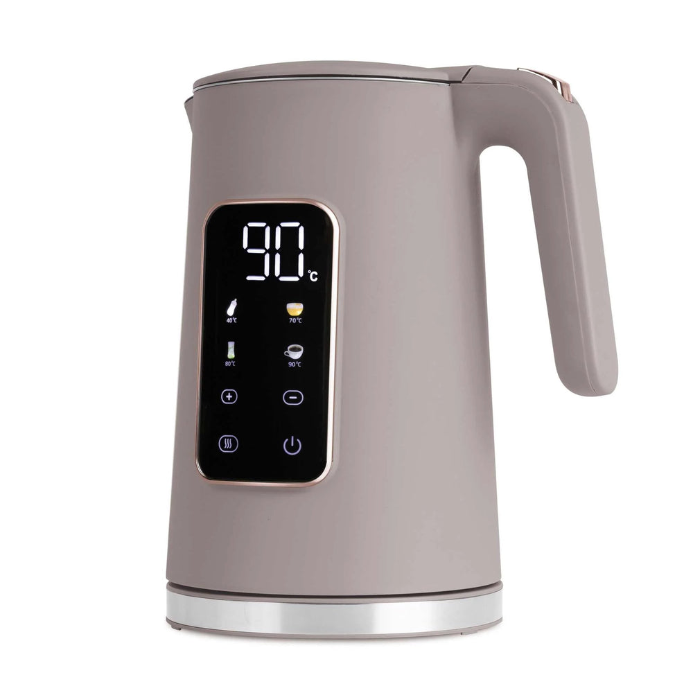 Berlinger Haus Waterkoker Digitaal Taupe - Temperatuurinstelling - 1.7 Liter - 2200W