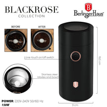 Berlinger Haus Elektrische Koffiemolen / Koffiebonen Maler - Zwart Rosègoud - 150W