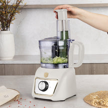 Berlinger Haus Keukenmachine / Foodprocessor 8-in-1 Mat Crème - 500W