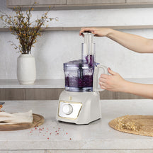 Berlinger Haus Keukenmachine / Foodprocessor 8-in-1 Mat Crème - 500W