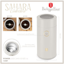 Berlinger Haus Elektrische Koffiemolen / Koffiebonen Maler - Mat Crème - 150W