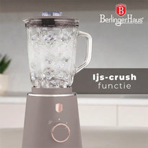Berlinger Haus Blender Taupe - Glazen Kan - 1.5 Liter - 1000W