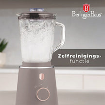 Berlinger Haus Blender Taupe - Glazen Kan - 1.5 Liter - 1000W