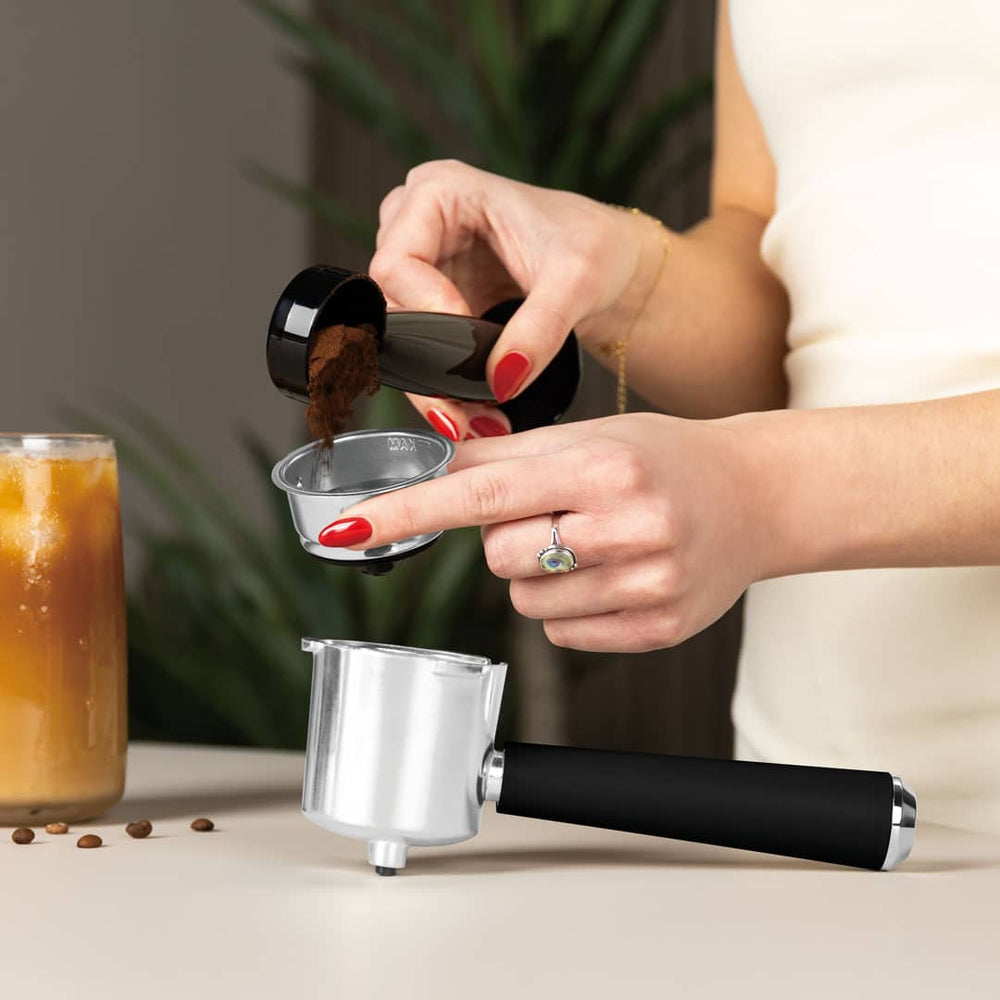 BerlingerHaus Espressomachine / Pistonmachine Digitaal Mat Zwart - 3-in-1 - 20 Bar - 1.0 Liter