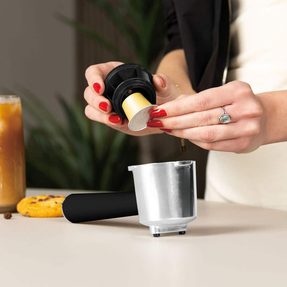 BerlingerHaus Espressomachine / Pistonmachine Digitaal Mat Zwart - 3-in-1 - 20 Bar - 1.0 Liter