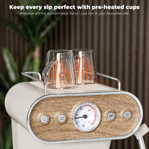 Berlinger Haus Espressomachine / Pistonmachine Digitaal Mat Crème - 3-in-1 - 20 Bar - 1.02Liter