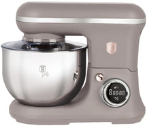 Berlinger Haus Keukenmachine Taupe - RVS Kom 6 Liter - 1500W