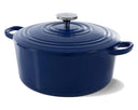 BK Braadpan Bourgogne Royal Blue Gietijzer ø 24 cm / 4.2 Liter - geëmailleerde anti-aanbaklaag