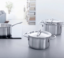 BK Pannenset Marmite 4-delig - RVS - Kookpan ø 16, 18, 20 cm & Steelpan ø 16 cm