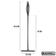 Blackwell Dutch Oven BBQ Gietijzer Set 4-Delig Braadpan + Lifter, Koekenpan ø 20 cm & Steelpan 18 cm - geschikt voor alle warmtebronnen - zonder anti-aanbaklaag