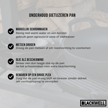 Blackwell Braadpan Cast Iron Gietijzer ø 24 cm