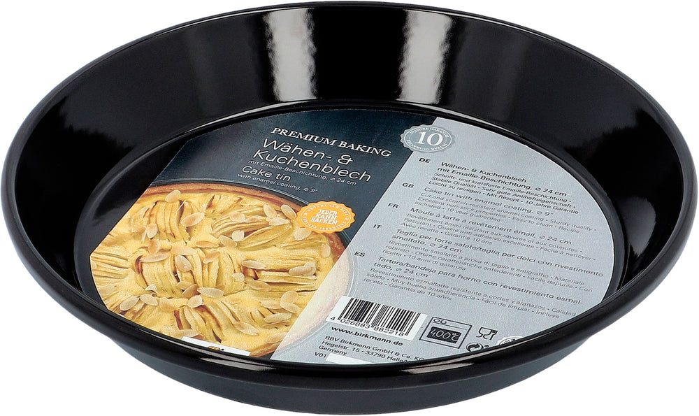 Birkmann Taartvorm / Bakvorm / Quichevorm Premium Baking - Geëmailleerde bodem ø 24 x 4 cm