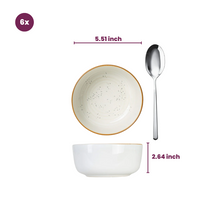 Cosy & Trendy Soepkommen / Kommen Baltic Vanilla ø 14 cm - 6 stuks