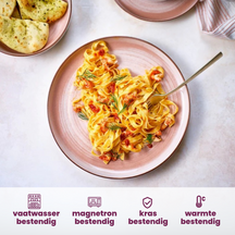 Cosy & Trendy Serviesset Baltic Peach 18-delig / 6 personen - 6 dinerborden, 6 ontbijtborden en 6 kommen