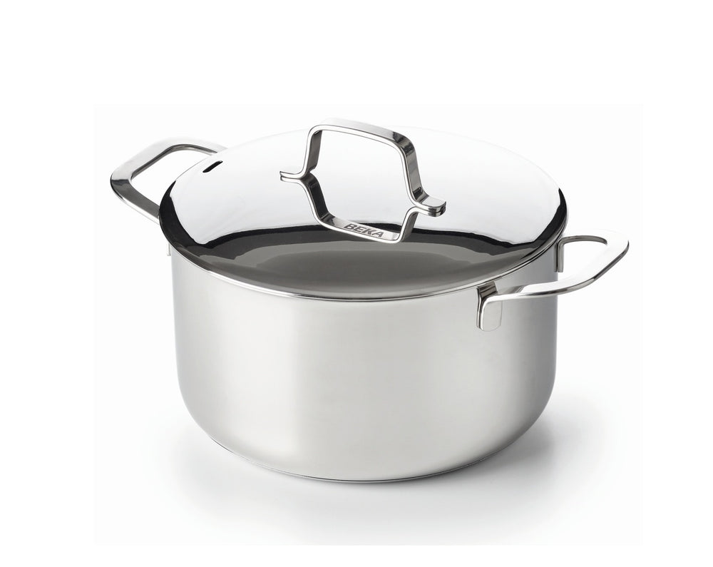 Beka Kookpan Maestro RVS met deksel ø 16 cm / 1.1 liter - geschikt voor alle warmtebronnen