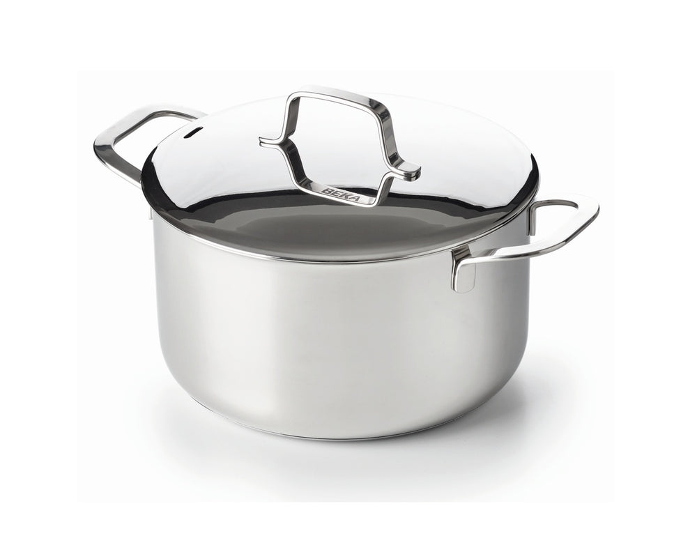 Beka Kookpan Maestro RVS met deksel ø 20 cm / 3.7 liter - geschikt voor alle warmtebronnen