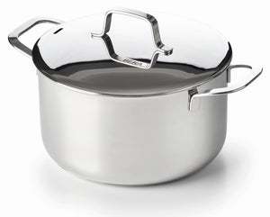 Beka Kookpan Maestro RVS met deksel ø 24 cm / 5.1 liter - geschikt voor alle warmtebronnen