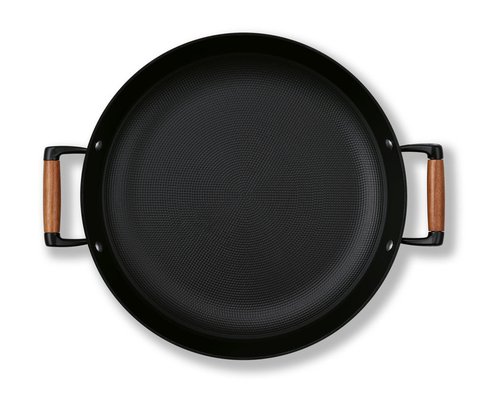 Beka Paella pan met 2 zijgrepen Mandala Gietijzer ø 36 cm - keramische anti-aanbaklaag - geschikt voor alle warmtebronnen