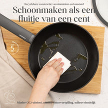 BerlingerHaus Pannenset Mat Antraciet 7-Delig - Kookpan ø 20, 24, 28 cm, Koekenpan ø 20 & 24 cm - geschikt voor alle warmtebronnen