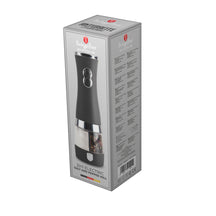 BerlingerHaus Peper- en Zoutmolen Elektrisch Mat Antraciet - 2-in-1 - Keramische Molen