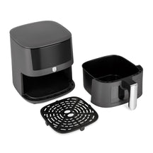 BerlingerHaus Airfryer XL Mat Antraciet - met Kijkvenster - 5 Liter - 1400W