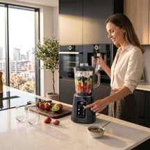 BerlingerHaus Blender Digitaal Mat Antraciet - Glazen Kan - 1.5 Liter - 1000W