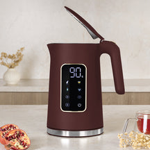 BerlingerHaus Waterkoker Digitaal Mat Bordeaux - Temperatuurinstelling - 1.7 Liter - 2200W