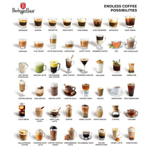 BerlingerHaus Espressomachine / Pistonmachine Digitaal Mat Antraciet - 3-in-1 - 20 Bar - 1.0 Liter