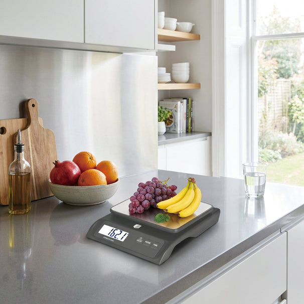 BerlingerHaus Keukenweegschaal Digitaal Antraciet - Maximaal 6 kg